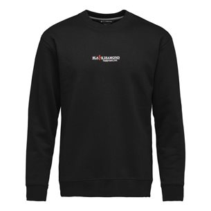 Black Diamond M Heritage Wordmark Crewneck Black