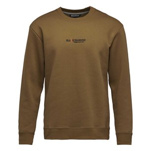 Black Diamond M Heritage Wordmark Crewneck Dark Curry