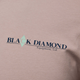 Black Diamond M Heritage Wordmark Ls Tee Pale Mauve