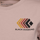 Black Diamond W Faded Crop Ss Tee Pale Mauve