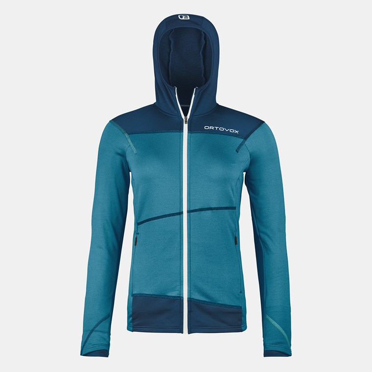 Ortovox Fleece Light Hoody W Mountain Blue