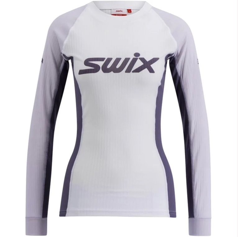Swix Racex Classic Long Sleeve W Bright White/ Dusty Purple