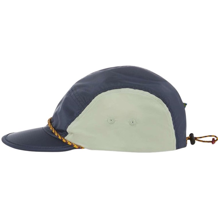 Klättermusen Runa Five Panel Cap Indigo Blue-Swamp Green