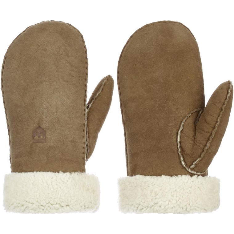 Hestra Sheepskin Mittens Women Beige