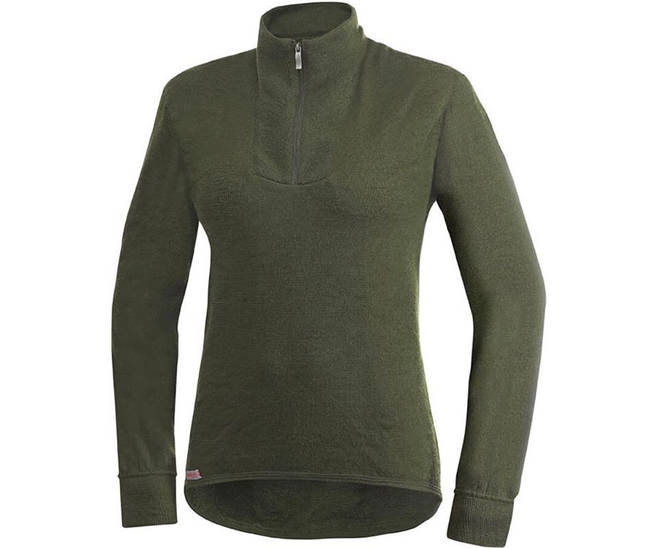 Woolpower Zip Turtleneck 200 Pine Green