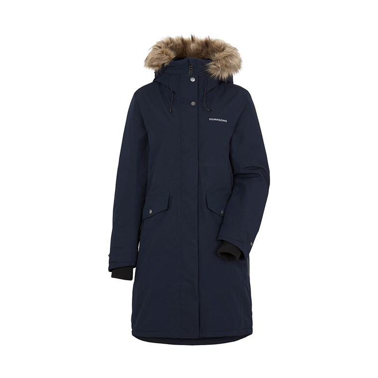 Didriksons Erika 3 Parka Women Dark Night Blue