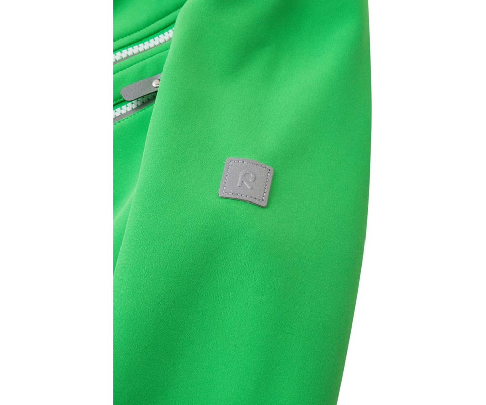 Shoppa Reima Vantti Softshell Jacket Kids Neon Green - Addnature