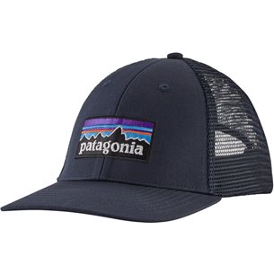 Patagonia P-6 Logo LoPro Trucker Hat Navy Blue