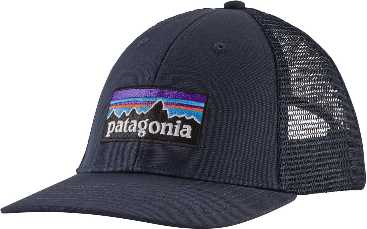 Patagonia P-6 Logo LoPro Trucker Hat Navy Blue