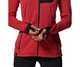 Mountain Hardwear POLARTEC POWER GRID Full Zip Hoody Jacket Women Alert Heather