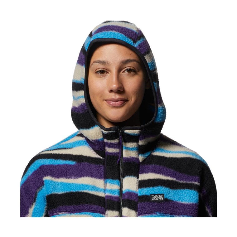 Mountain Hardwear HiCamp Fleece Full Zip Hoodyn Zodiac Landscape Print