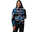 Mountain Hardwear HiCamp Fleece Full Zip Hoodyn Zodiac Landscape Print