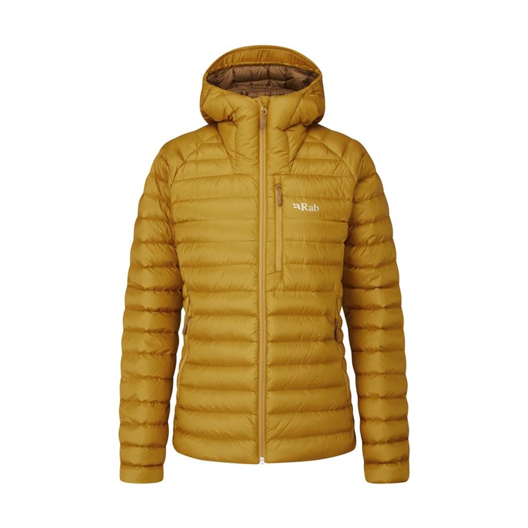 Kjøp Rab Microlight Alpine Jacket Women Dark Butternut - OutdoorExperten