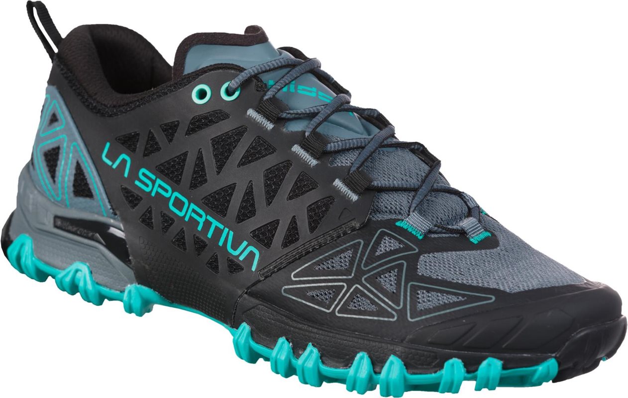 La Sportiva Bushido II Running Shoes Women Slate/Aqua