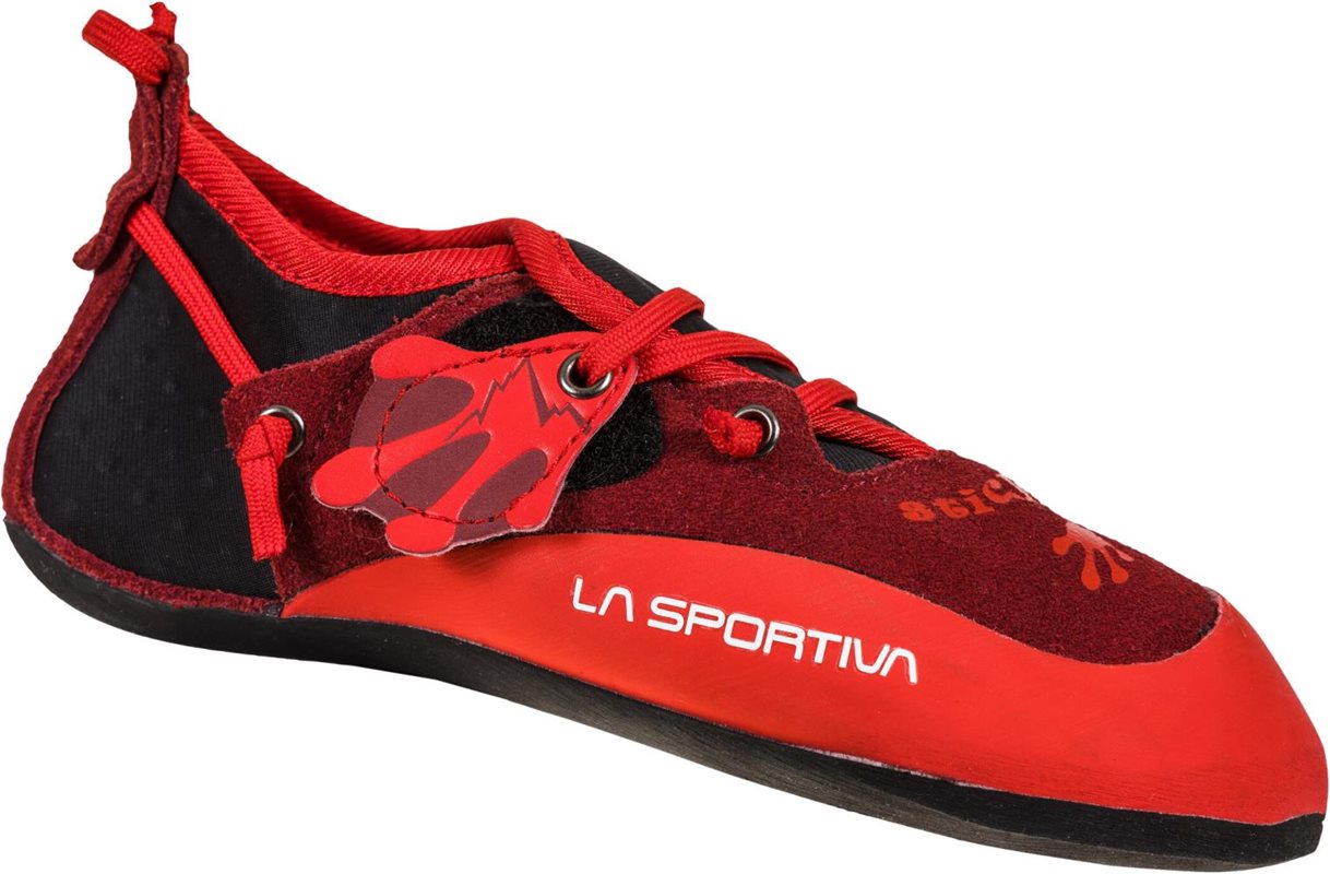 Kids' Stickit Climbing Shoes Red 32