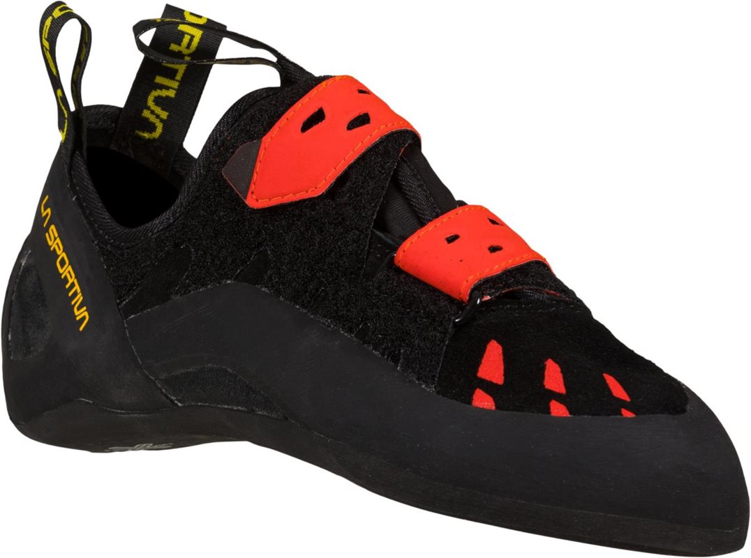 Alternativ bild 1 för La Sportiva Tarantula Climbing Shoes Men Black/Poppy