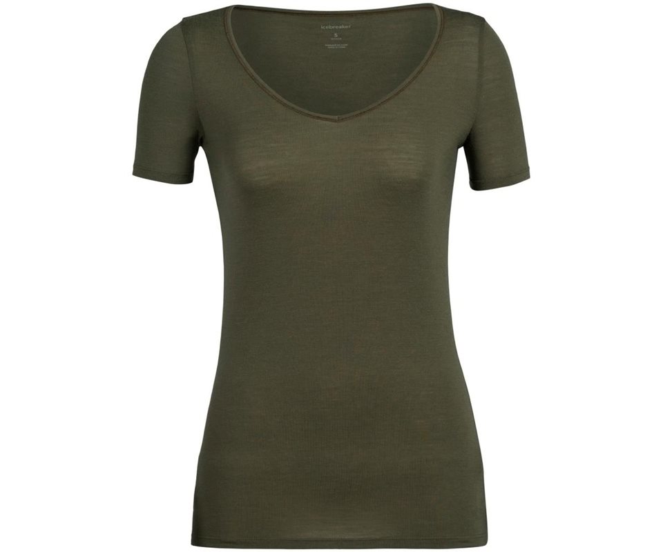 Icebreaker Siren SS SweetheartTop Women Loden