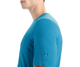 Icebreaker 200 Oasis SS Crew Top Men Geo Blue