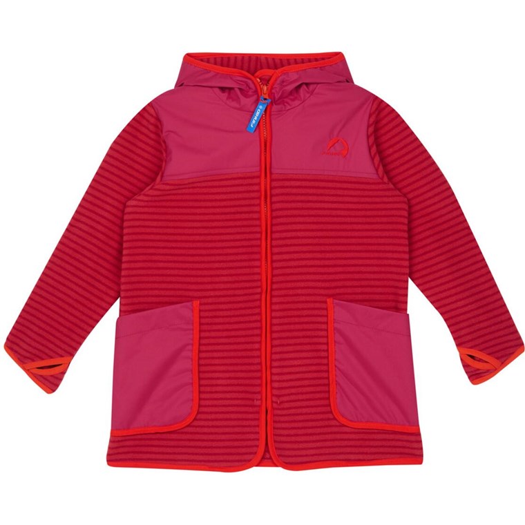 Finkid Kodikas Fleece Jacket Kids Cranberry/Grenadine