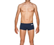 arena Solid Squared Shorts Men Navy/White