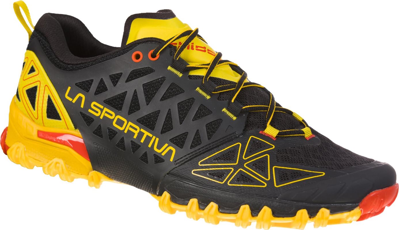 La Sportiva Bushido II Running Shoes Men Black/Yellow