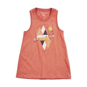 United by Blue Common Ground Tank Girls Canyon Orange