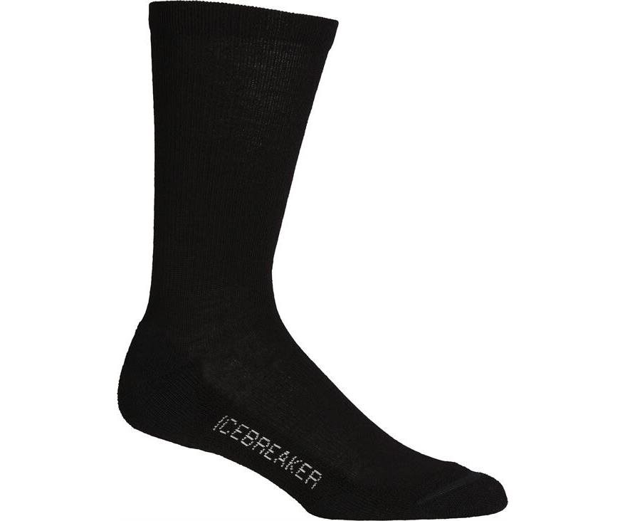 Icebreaker Lifestyle Light Crew Socks Men Black