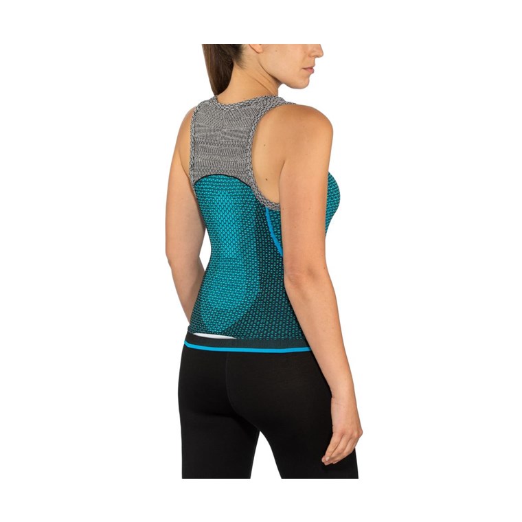 UYN Running Alpha OW Singlet Women Surf/Paloma