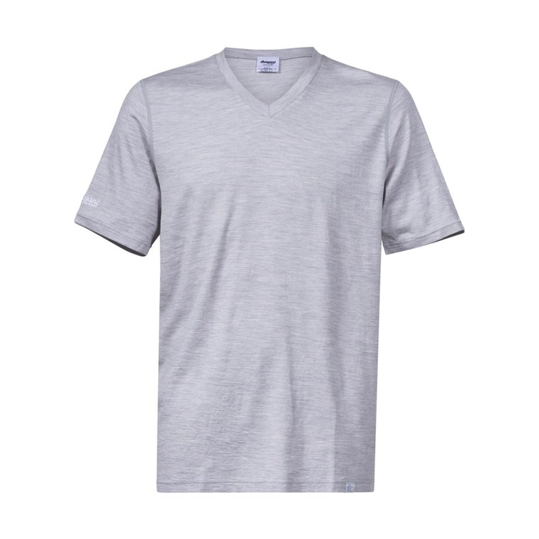 Bergans Bloom Wool Tee Men Grey Melange