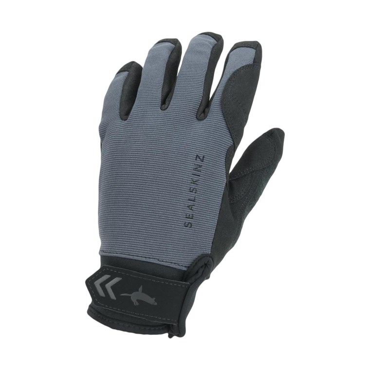 Sealskinz Waterproof All Weather Gloves Grey/Black