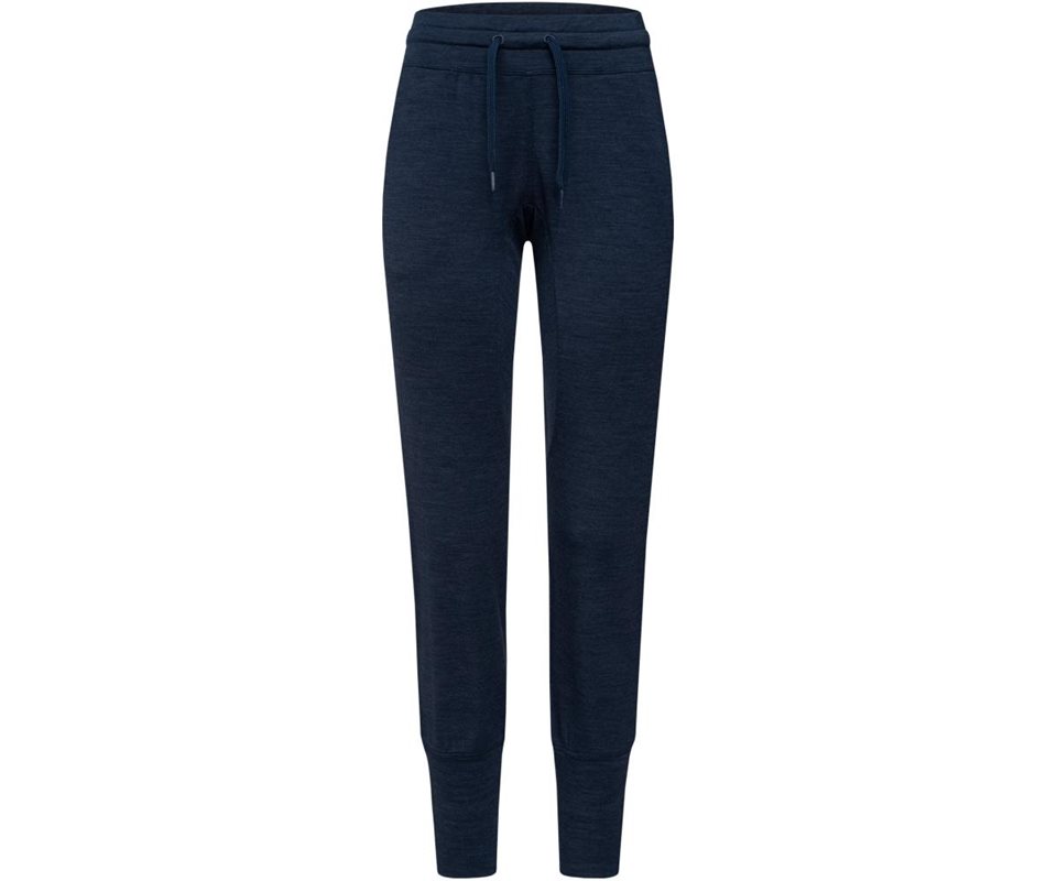 Super.natural Essential Cuffed Pants Women Blue Iris Melange