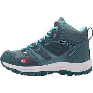TROLLKIDS Rondane Hiker Mid Shoes Kids Glacier Green/Teal