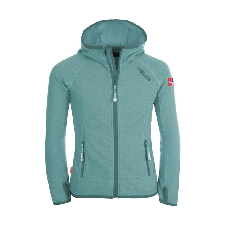 TROLLKIDS Sandefjord Jacket Girls Glacier Green/Teal