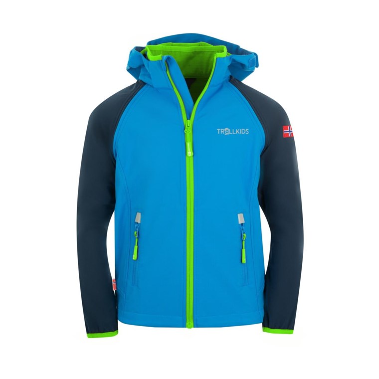 TROLLKIDS Rondane XT Zip Off Jacket Kids Navy/Med Blue/Green