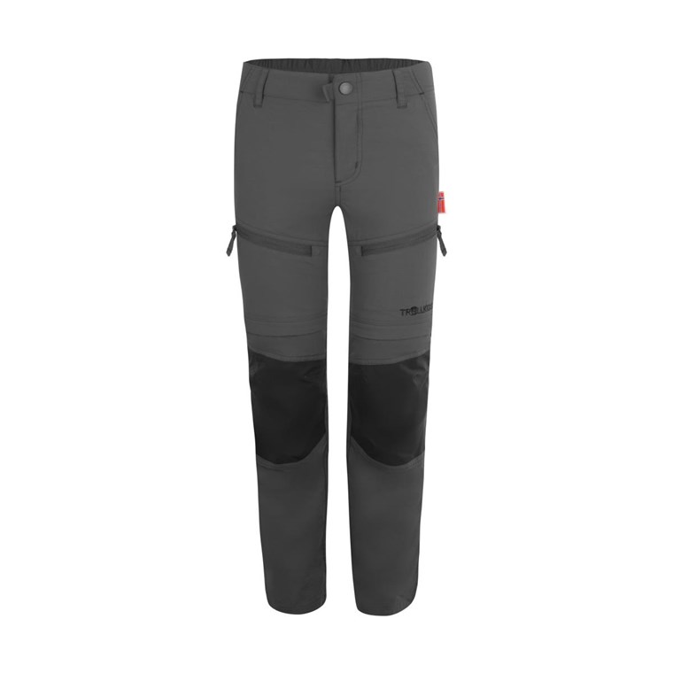 TROLLKIDS Nordfjord Zip Off Pants Kids Anthracite