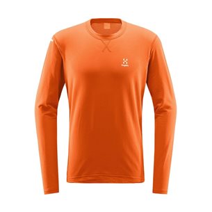 Haglöfs L.I.M Mid Roundneck Top Men Flame Orange