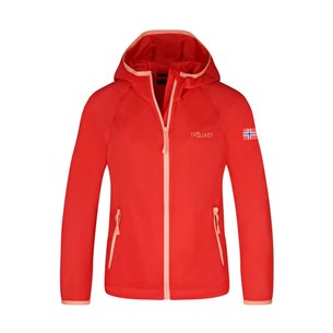 TROLLKIDS Fjell Running Jacket Kids Sweet Cherry/Dahlia