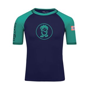 TROLLKIDS Kvalvika T-Shirt Kids Pepper Green/Navy