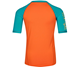 TROLLKIDS Kvalvika T-Shirt Kids Bright Orange/Lake Blue
