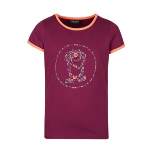 TROLLKIDS Flower Troll T-Shirt Girls Mulberry/Peach