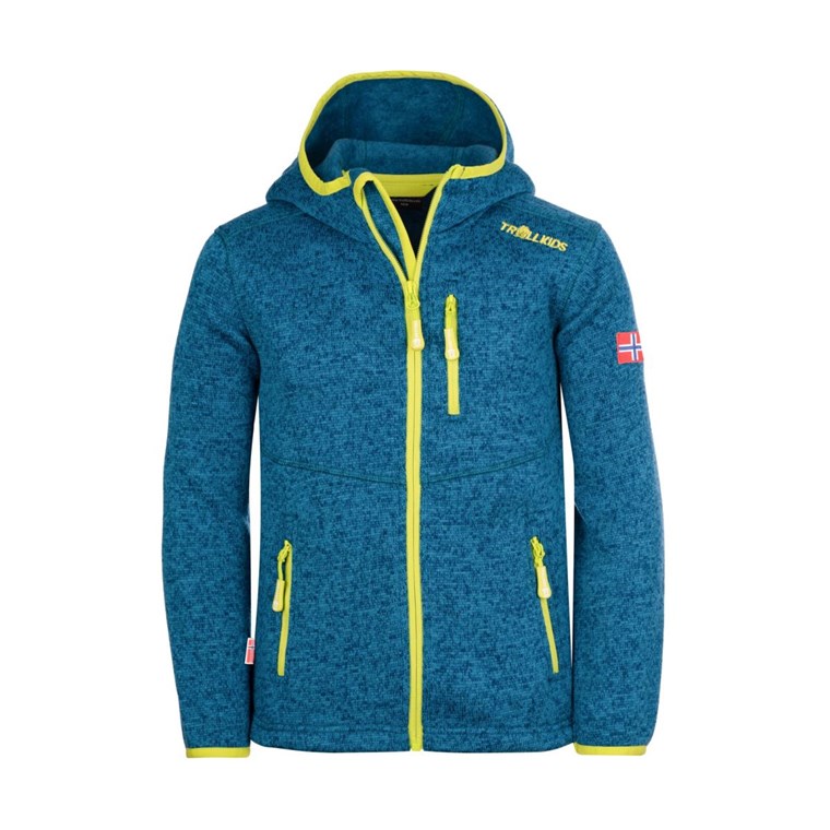 TROLLKIDS Jondalen XT Jacket Kids Petrol/Lime