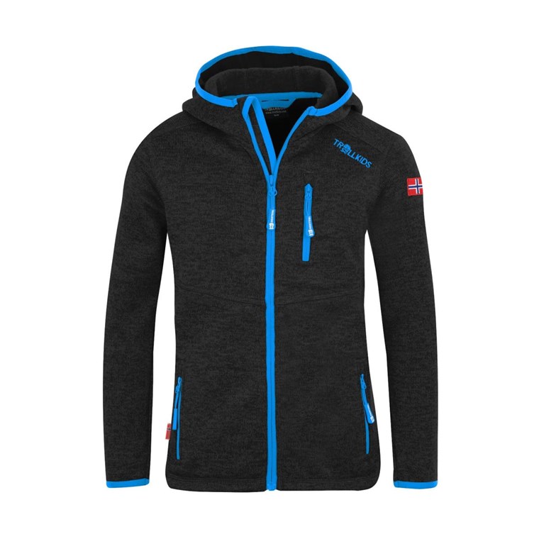 TROLLKIDS Jondalen XT Jacket Kids Anthracite/Medium Blue
