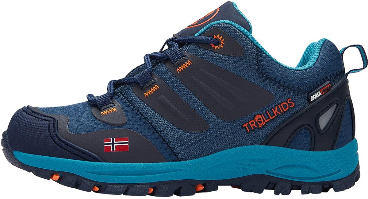TROLLKIDS Rondane Hiker Low Shoes Kids Mystic Blue/Lake Blue
