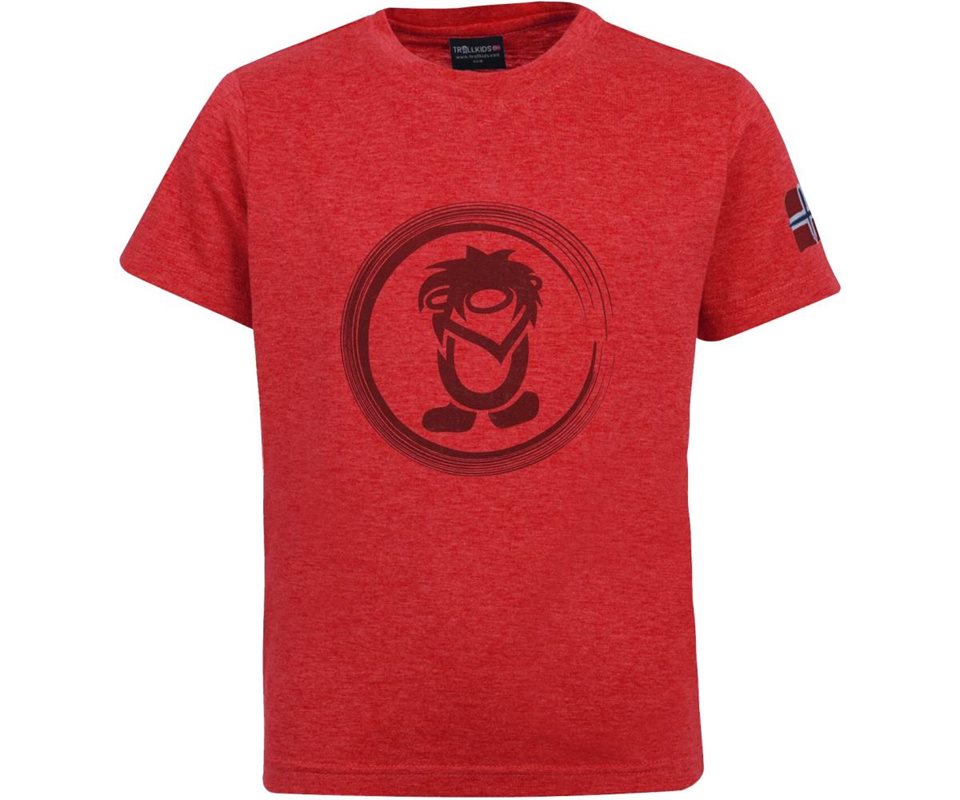 TROLLKIDS Trollfjord T-Shirt Kids Spicy Red
