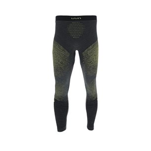 UYN Exceleration Long Tights Men Black/Yellow Fluo