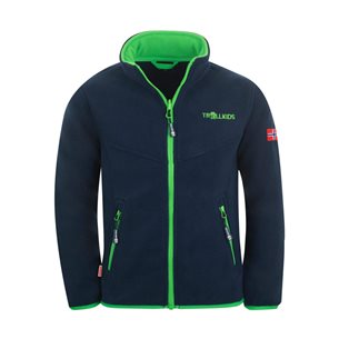 TROLLKIDS Oppdal XT Jacket Kids Navy/Bright Green