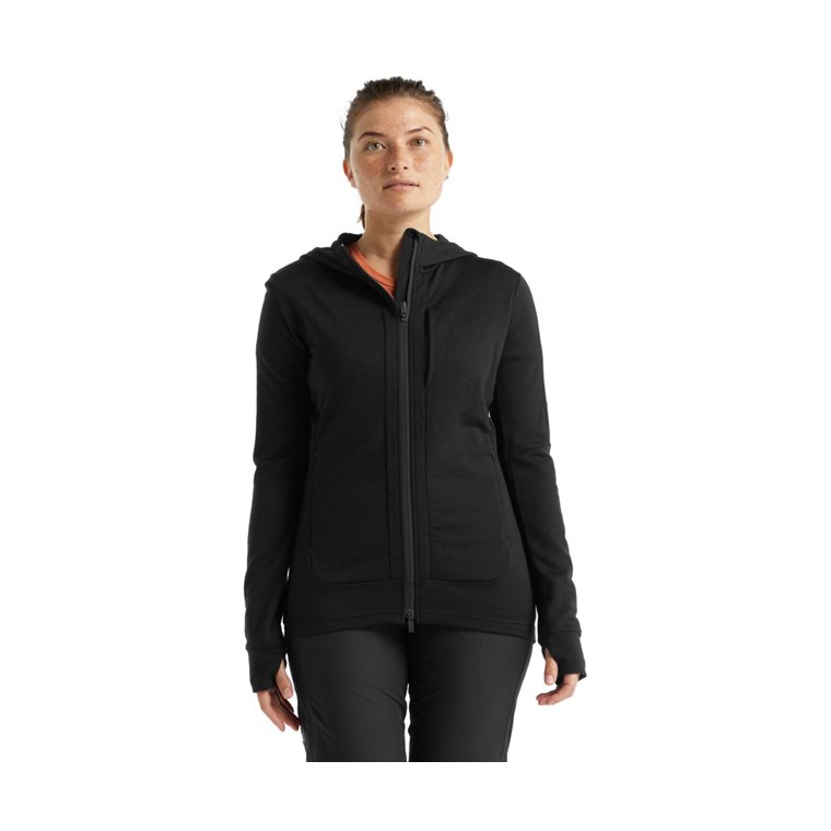 Icebreaker Quantum III LS Zip Hoodie Women