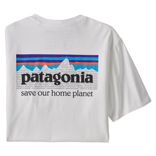Patagonia P-6 Mission Organic T-Shirt Men White