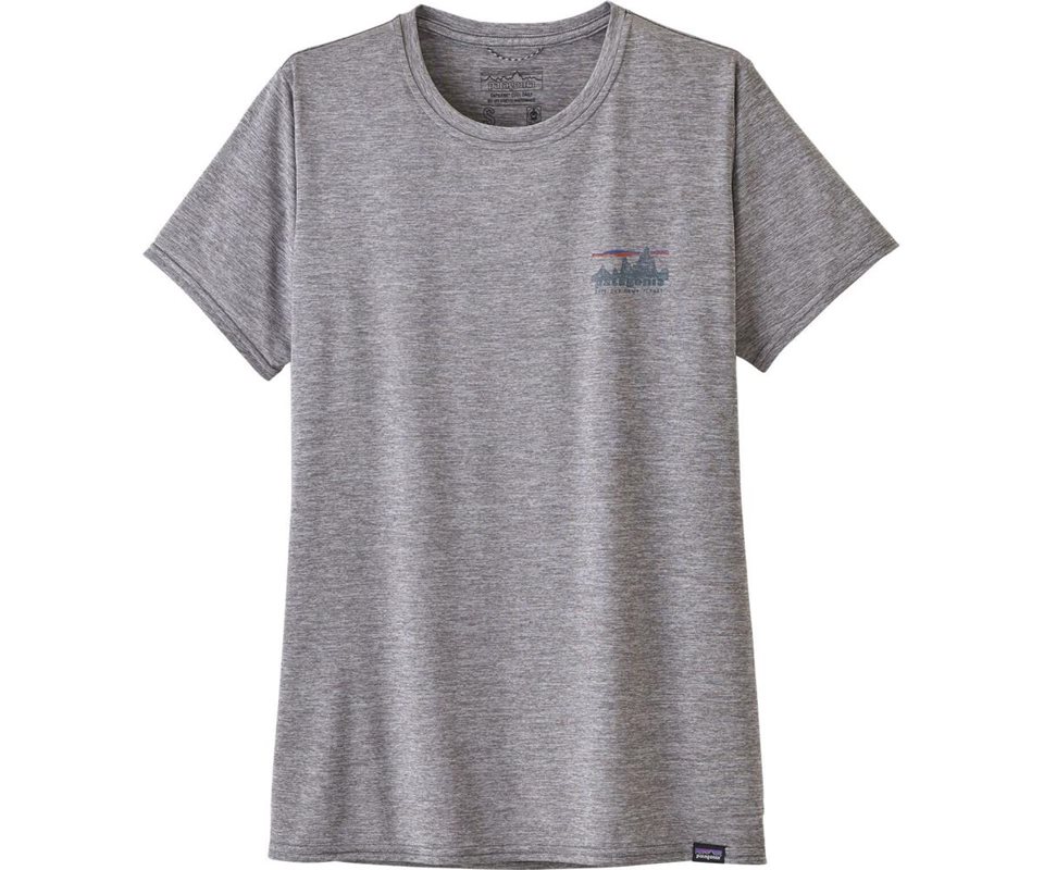 Patagonia Cap Cool Daily Graphic T-Shirt Women Skyline/Feather Grey