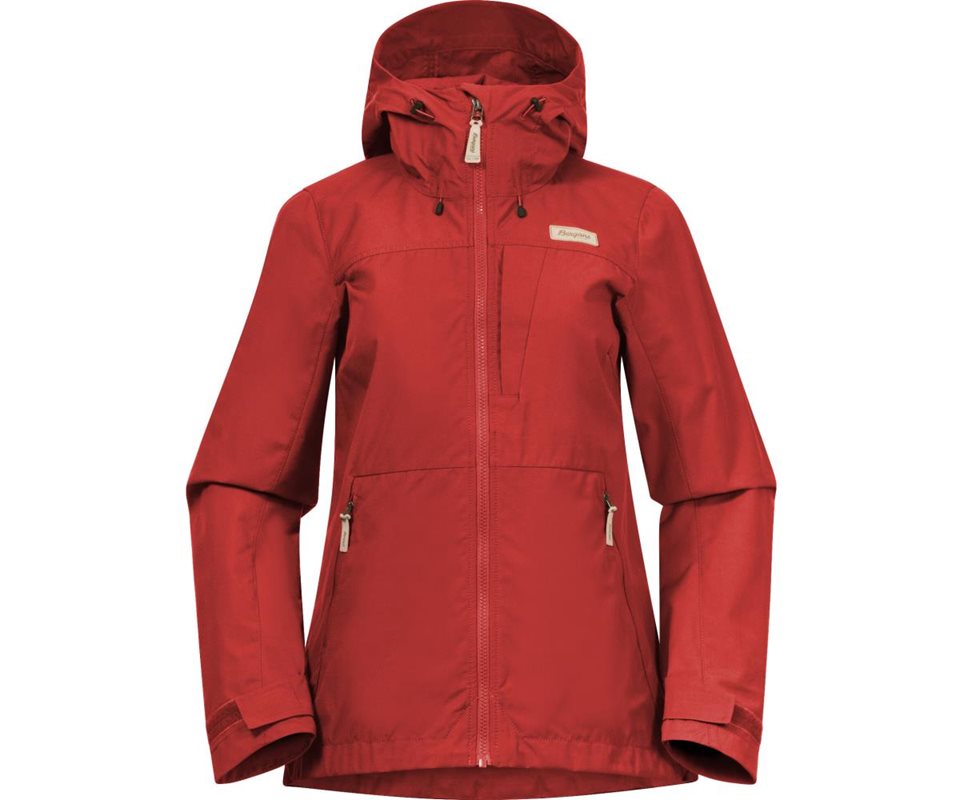 Bergans Nordmarka Leaf Light Wind Jacket Women Dark Brick